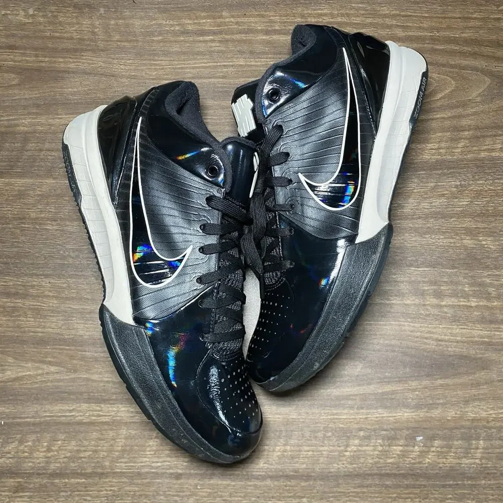 Men's Nike Kobe 4 Protro Undefeated Black Mamba Size 11.5 Sneaker (CQ3869-001)